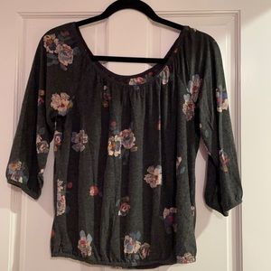 American Eagle Floral Blouse